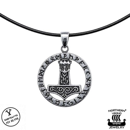 925-Hopea Thorin Vasara-Riipus, Northern Viking Jewelry.
