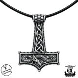 Northern Viking Jewelry® 925-Hopea Huutava Lohikäärme Thorin Vasara.