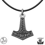 Northern Viking Jewelry® 925-Hopea Futhark Riimu Thorin Vasara.