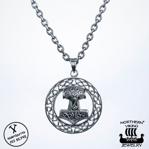 Northern Viking Jewelry® 925-Hopea Raven Thorin Vasara 