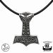 Northern Viking Jewelry® 925-Hopeariipus Dragon Thorin Vasara.