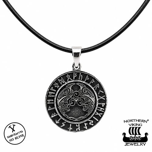 Northern Viking Jewelry® 925-Hopeariipus 