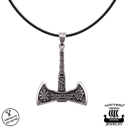 Northern Viking Jewelry® 925-Hopeariipus 