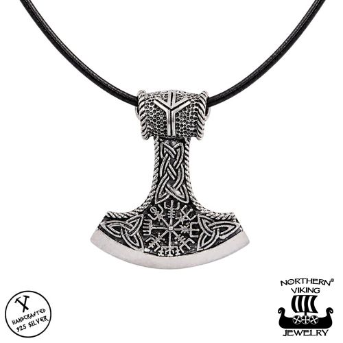 Northern Viking Jewelry® 925-Hopeariipus 