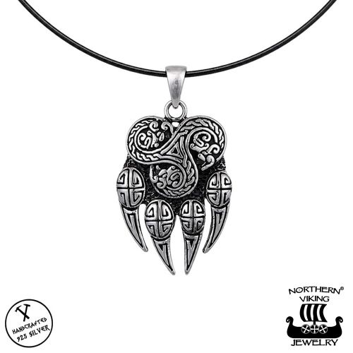 Northern Viking Jewelry® 925-Hopeariipus 