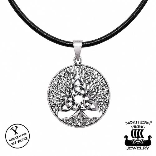 Northern Viking Jewelry® Kaulakoru Hopea Tree Of Life Celtic Triquetra.