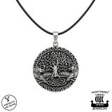 Northern Viking Jewelry® Kaulakoru Hopea Tree Of Life With Fenrir.