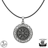 Northern Viking Jewelry® Kaulakoru Hopea Celtic Knot Vegvisir.
