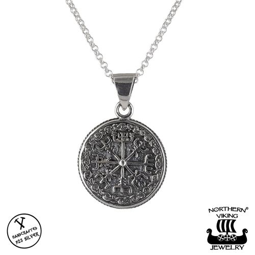 Northern Viaking Jewelry® Kaulakoru Hopea Vegvisir.