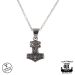 Northern Viking Jewelry® Kaulakoru Hopea Mjölnir.