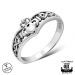 Northern Viking Jewelry® Naisten Hopeasormus Claddagh.