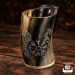 Horn Mug Viikinkimuki Vegvisir & Fafnir Northern Viking Jewlery.