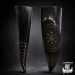 Juomasarvi Helm of Awe-symbolilla – Viikinkien Drinking Horn Northern Viking Jewelry.