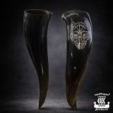 Juomasarvi Guardian Wolf – Viikinkien Drinking Horn Northern Viking Jewelry