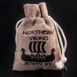 Northern Viking Jewelry® 925-Hopeariipus "Bear Claw And Triskele"