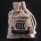 Northern Viking Jewelry® 925-Hopeariipus "Odinin Korpit Hugin & Munin