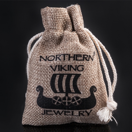 Northern Viking Jewelry® Kuningasketju Sudenpäillä + Fenrir Wolf