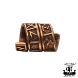 Northern Viking Jewelry®-Partakoru Pronssi Long Rune.