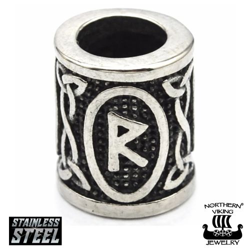 Northern Viking Jewelry® Partakoru Riimu Raidho – Matkan ja Suunnan Symboli.