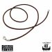 2 mm Tummanruskea Nahkanauha Kaulakoru Teräslukolla 45–70 cm Northern Viking Jewelry®.