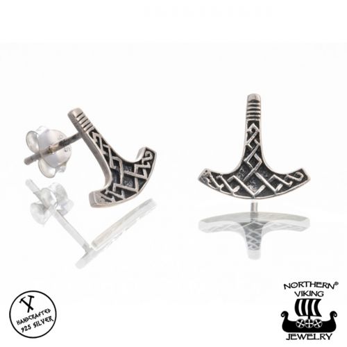 Northern Viking Jewelry® Nappikorvakorut Ukonvasara By Johan Thorolf