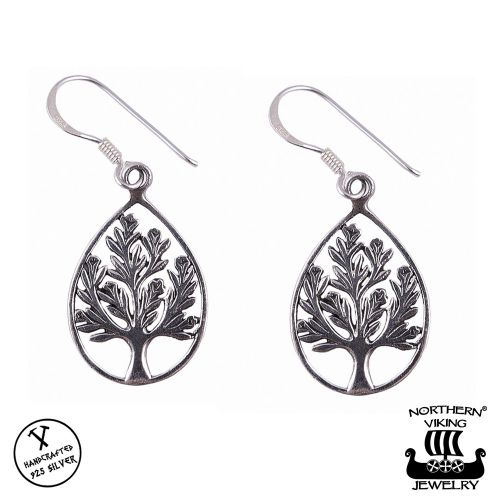 Northern Viking Jewelry®-Korvakorut Drop Tree Of Life.