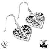 Northern Viking Jewelry® Korvakorut Celtic Knot Heart.