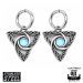 Korvarenkaat Celtic Trinity Opalite Kirurginteräs Northern Viking Jewelry®.