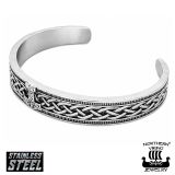 Thorin Vasara Kelttirannekoru Kirurginteräs Northern Viking Jewelry®.