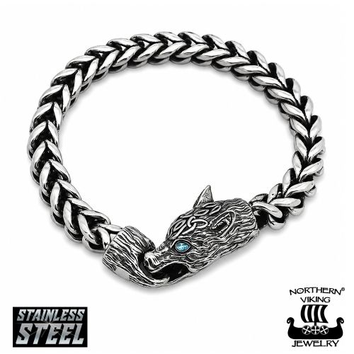 Fenrir Susirannekoru Kirurginteräs Northern Viking Jewelry®.