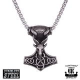 Thorin Vasara Kaulakoru Northern Viking Jewelry Goat Head