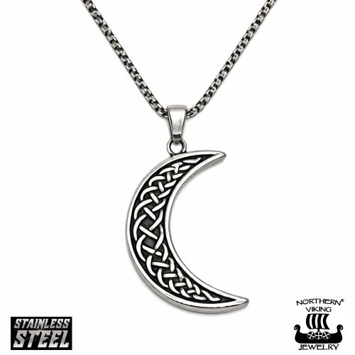 Kuunsirppi Kelttisolmulla Kaulakoru Northern Viking Jewelry®.