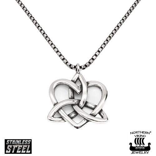 Kelttisolmu Ikuisuuden Symboli Sydän Kaulakoru Northern Viking Jewelry®