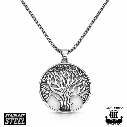 Elämänpuu Kaulakoru Yggdrasil Northern Viking Jewelry®.