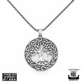 Elämänpuu Yggdrasil Kaulakoru Ikuisuuden Symboli Northern Viking Jewelry®.