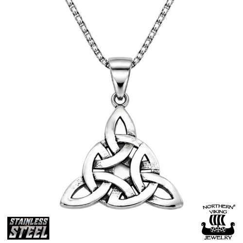 Northern Viking Jewelry® Kelttisolmu Kaulakoru – Trinity Knot.