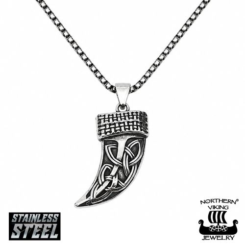 Kelttisarvi Riipus Kirurginteräs Northern Viking Jewelry®.