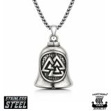 Northern Viking Jewelry® Valknut Guardian Bell Kaulakoru – Viikinkien Suojeluskello.