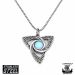 Celtic Trinity Opalite Kaulakoru Kirurginteräs Northern Viking Jewelry®.