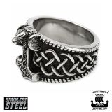 Sormus Northern Viking Jewelry Teräs Thorin Vasara Celtic Knot.