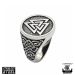 Northern Viking Jewelry® Valknut Viikinkisormus.