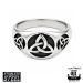 Kelttisormus Triquetra Kirurginteräs Northern Viking Jewelry®.
