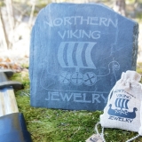 Northern Viking Jewelry® 925-Hopea Thorin Vasara Korvakorut 