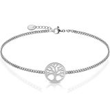 Rannekoru Naiselle Teräs Elämänpuu.