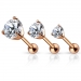 Rustokorupaketti 3 kpl Rustokoru "Prong Set Rose Gold"