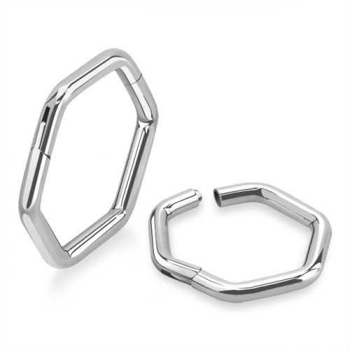 Septum Rengas Hexagon Hinged Segment Ring 1,2 mm.