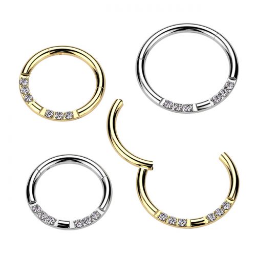 Septum Rengas Saranalla Double Facing Set CZ.