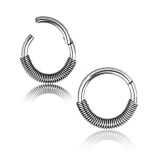 Septum Rengas Saranalla Steel Swirl 1,2 mm.