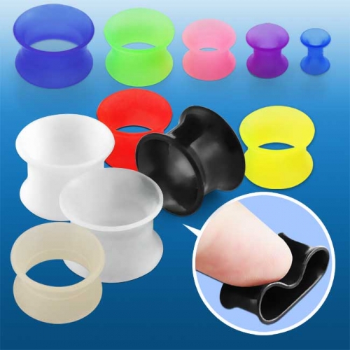 Venytyskoru Tunneli Silikoni Ultra Thin Eylet Valkoinen