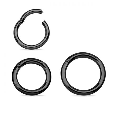 Septum Rengas Blacksteel Hinged Segment Ring 1,6 mm